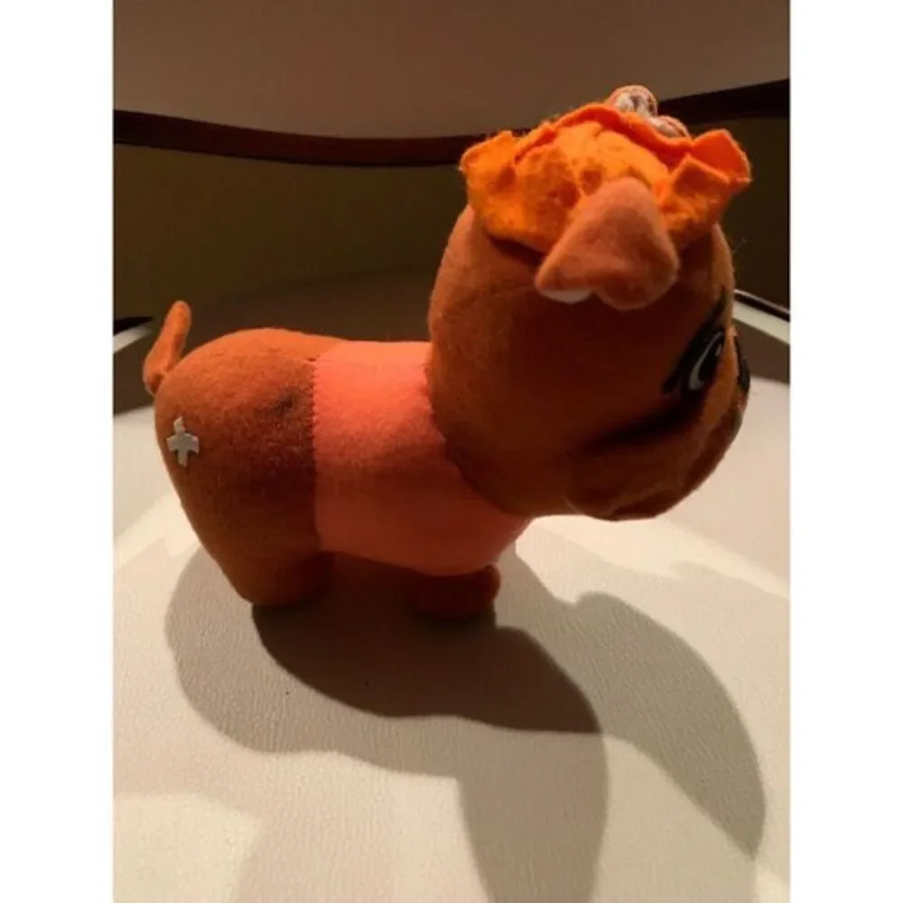 Vintage Dakin Dream Pets Orange Boxer Dog with a hat 1976‎